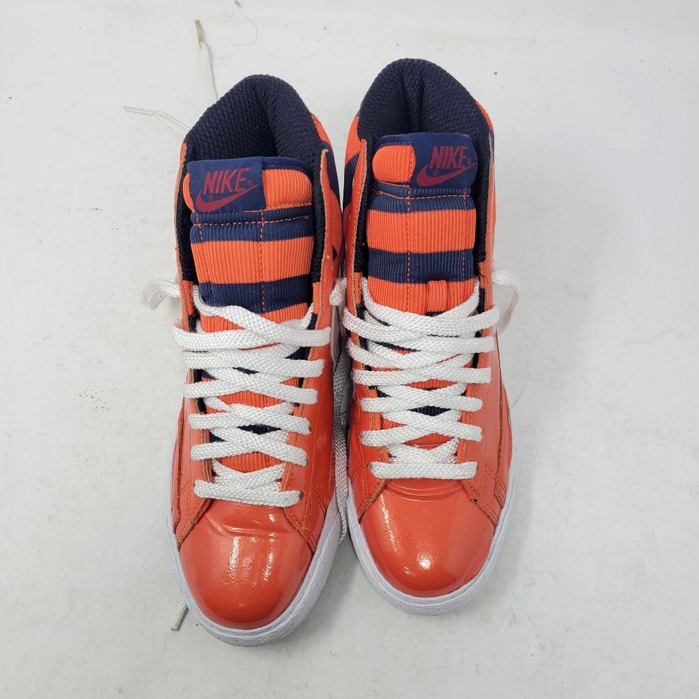 Nike Blazer SP LE Mid High Team Orange Obsidian Navy BLue 379416-811 Aub… - Picture 5 of 16